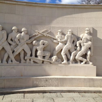 The WWI War memorial in Aarhus