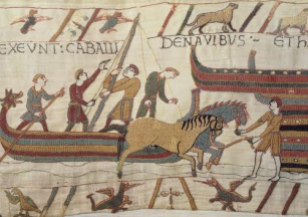 Postcard from The Bayeux Tapestry