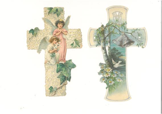 Two cards for my grandmother´s confirmation April 2, 1905