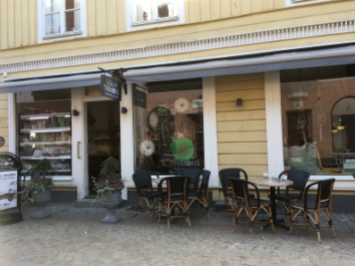 A café in Eksjö