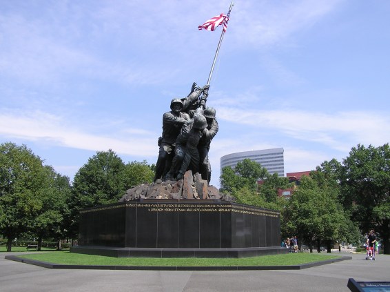 The Iwo Jima Memorial in Washington DC (Photo MH)