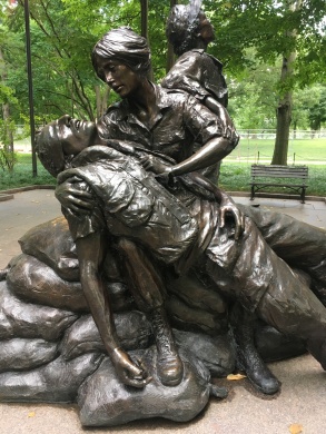 The Vietnam Women's Memorial. Designed by New Mexico sculptor, Glenna Goodacre.