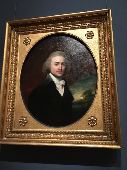 John Quincy Adams 28 years old 1796 by John S. Copley (1738-1885) A gift to Abigail Quincy,  Adams' mother 1796 