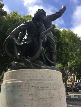 The Memorial for San Francisco Firemen at Washington Square Park