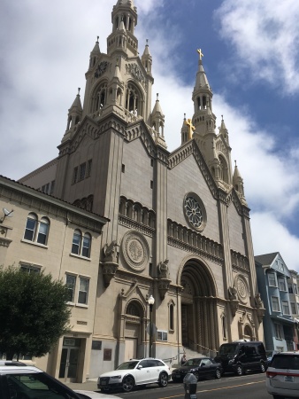 Saint Peter & Paul Roman Catholic Church at Filbert St. opposit the Washington Square Park