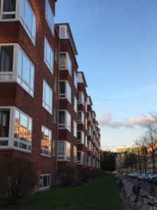 Flats in Copenhagen from the 1930s in Art Deco style or Funkis Style