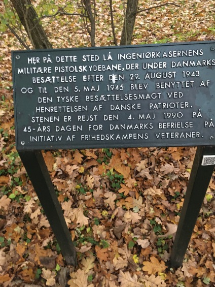 The place where many Danish resistance fighters were executed